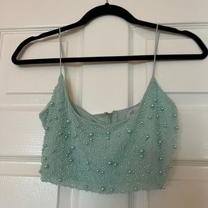 Oh Polly Beaded Crop top